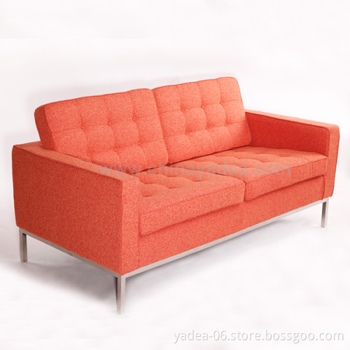 Best quality hot sale Florence Knoll two seat sofa for living room